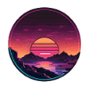Synthwave Sunset