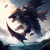 Dragon Hunting in Ocean