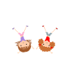 Cheerleader Tumbling Acrobat Cartwheel Mom
