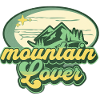 Mountain Lover Retro Logo
