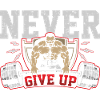 Never give up