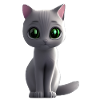 Grey cat free