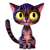 Pink tiger cat free
