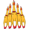 Funny Rubber Chickens