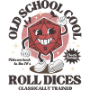 Donjons - Dragons old school roll dices rétro D20