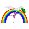 Tanzen im Regenbogen