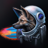Astronaut Dog