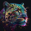 Coloured Jaguar, unique design