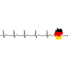 Heartbeat germany flag