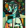 Kunstwerk Frau
