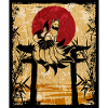 Nine-Tailed Fox Japanese Retro Art