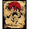 Nine-Tailed Fox Japanese Retro Art
