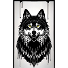 Wolf portrait
