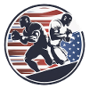 American Football - Spieler - Logo - Touchdown