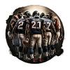 American Football - Spieler - Logo - Touchdown
