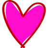 Dessin du cœur Symbole Amour