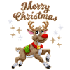 Pixel Reindeer, Reindeer, Christmas Pixelart