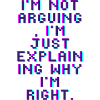 Iam right