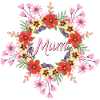 Maman - avec des fleurs