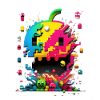 Arcade Neon Gaming Monster