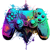Neon Gaming Controller / Kontroller