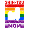 Shih-tzu Mom LGBTQ Rainbow Flag