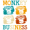 Banana Monkey Kawaii Animal préféré