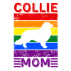 Collie Mom LGBTQ Rainbow Flag