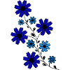Flowers blue