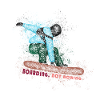 Boarding not boring - snowboard
