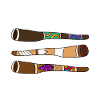 Juste collectionner des didgeridoos