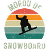 Mordu de Snowboard