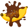 chocolate, chocolate fan, banana split