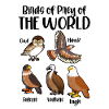Oiseaux de proie du monde