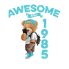 1985 Anniversaire Teddy Bear Génial depuis