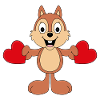 HERZEN - LIEBE - LOVE - EICHHÖRNCHEN - TIER