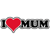 I love mum - 1970s Retro