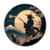 No 1 : Japanese Art Samurai Fighter Ukiyo_e Style