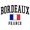 Bordeaux France Text Flag