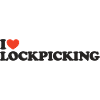 I love Lockpicking Heart Shirt