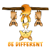 cute fox motif be different