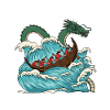 Ramen- und Drachenboot Design