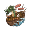 Ramen and dragon boat design
