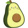 Avocado cat
