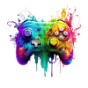 Neon Gaming Controller / Kontroller