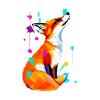 Farbexplosion Fuchs
