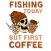Coffee Fishing skeleton
