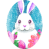 Easter Bunny retro used-look cool