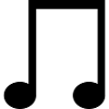 Achtelnote Symbol zum selbst gestalten