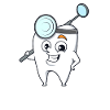 Cartoon Dentist Tooth